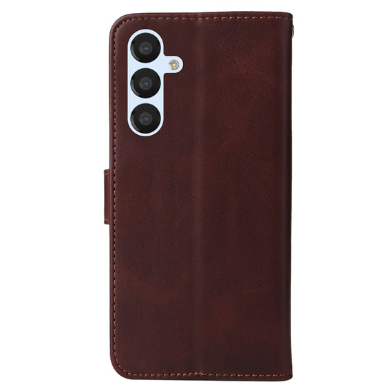 Klopové pouzdro pro Samsung Galaxy A34 5G, Leather Wallet, hnědé