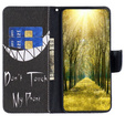 Klopové pouzdro pro Xiaomi Redmi 13C / Poco C65, Wallet, Don't Touch My Phone, modré