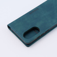 Pouzdro pro Oppo A78 4G, ERBORD Vintage peněženka s klopou, modré