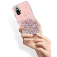 Pouzdro pro Xiaomi Redmi Note 10 Pro, Glittery, růžové