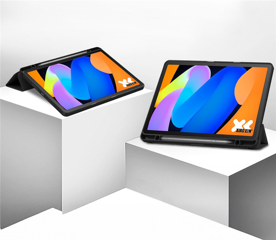 Pouzdro pro Lenovo Idea Tab 11" 2025 TB336FU TB336ZU, stojánek, Smartcase s držákem stylusu, černé