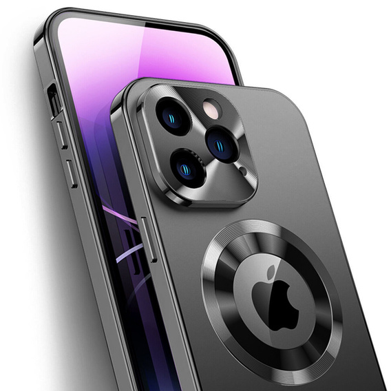 Pouzdro pro iPhone 13 Pro Max, Dual Glass, pro Magsafe, černé