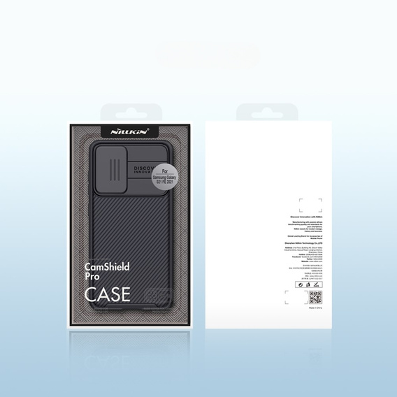 Pouzdro pro Samsung Galaxy S21 FE, obrněné Nillkin, CamShield Pro, černé