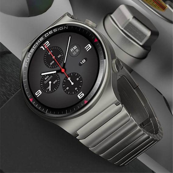 Bransoleta stalowa do Huawei Watch GT 2 Pro, Srebrna