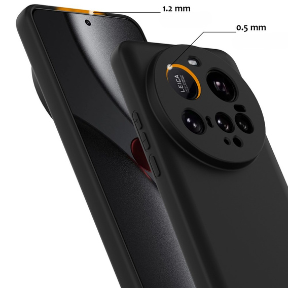 Pouzdro pro Xiaomi 15 Ultra, Silicone MagSafe, černé
