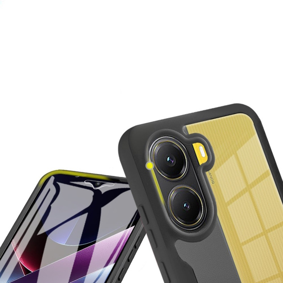 Pouzdro pro Xiaomi Poco X7 Pro 5G, Shockproof, s fólií, černé