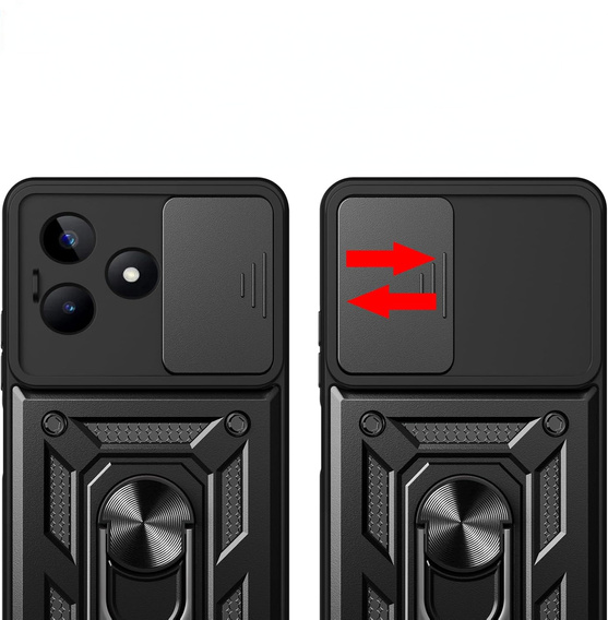 Pouzdro pro Realme Note 50, CamShield Slide, černé