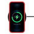 Pouzdro pro iPhone 13 Pro, ERBORD Hybrid Case, červené