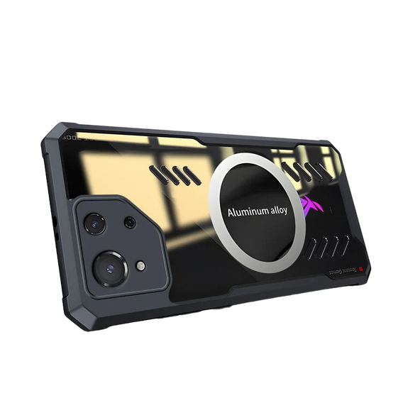 Pouzdro pro ASUS ROG Phone 8 Pro, s magnetickou fólií, transparentní / černé
