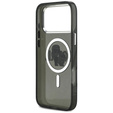 Pouzdro Karl Lagerfeld IML Glitter Karl & Choupette Sketch Logo MagSafe pro iPhone 17 Pro Max