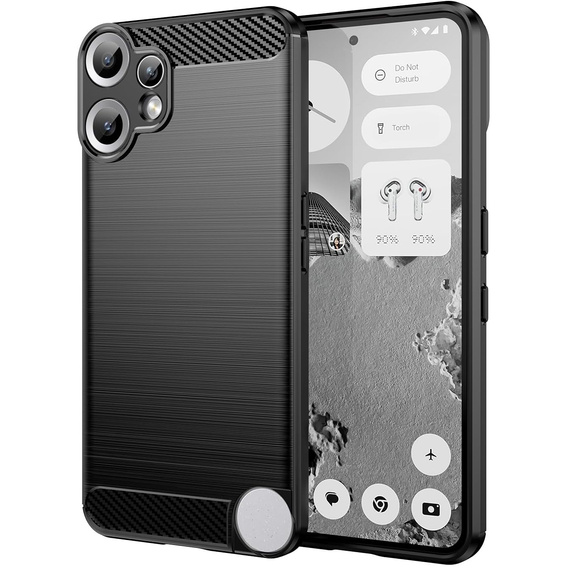 Pouzdro pro CMF Nothing Phone 2 Pro, Carbon, černé