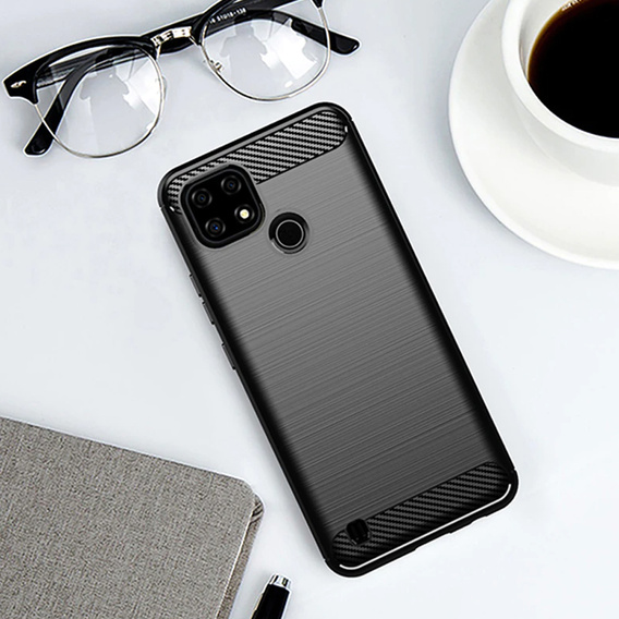 Pouzdro pro Realme C21, Carbon, černé