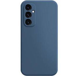 Pouzdro pro Samsung Galaxy A54 5G, Silicone Lite, námořnicky modré + 9H sklo