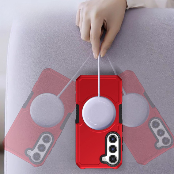 Pouzdro pro Samsung Galaxy S23 Plus, Protective MagSafe, červené