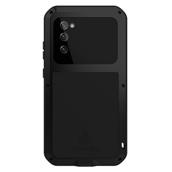 Pouzdro Love Mei pro Samsung Galaxy S20 FE 4G/5G, armored with glass, černé