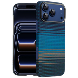 Pouzdro pro iPhone 17 Pro, Aramid Fiber, pro MagSafe, tenké a lehké, modré