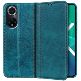 Pouzdro pro Huawei Nova 9, Wallet Litchi Leather, zelené