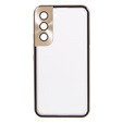 Pouzdro pro Samsung Galaxy S21, Magnetic Dual Glass, zlaté