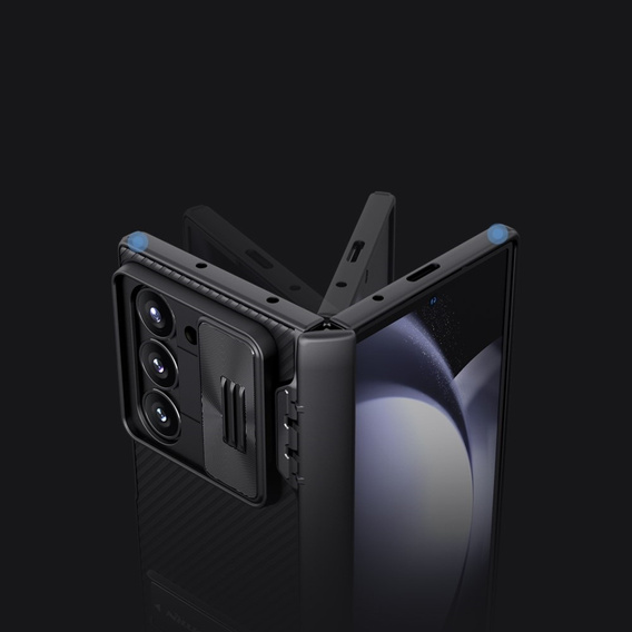 Pouzdro pro Samsung Galaxy Z Fold6 5G, obrněné Nillkin, CamShield Pro, černé