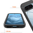 Pouzdro pro Google Pixel 9 / Google Pixel 9 Pro, Shockproof, s fólií na displej, pro MagSafe, černé