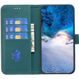 Klopové pouzdro pro Samsung Galaxy A55 5G,BINFEN Wallet, zelený