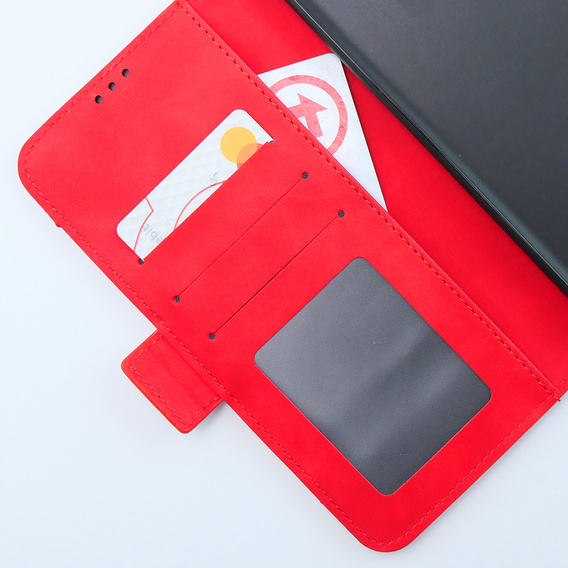 Klopové pouzdro pro Xiaomi 13T / 13T Pro, Card Slot, červené