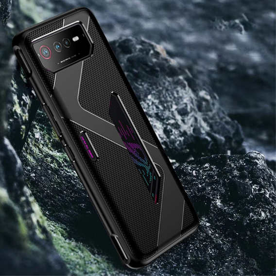 Pouzdro pro ROG Phone 6 5G, Carbon Gel, černé