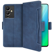 Klopové pouzdro pro Infinix Note 12 5G, Card Slot, námořnicky modré