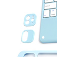 Pouzdro + klávesnice iPad Air 10.9 4 2020 / 5 2022 / iPad Pro 11 2022 / 2021 / 2020, Touchpad Pen Slot, modré