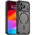 Pouzdro pro iPhone 17 Pro Max, pro MagSafe, pancéřované, černé