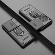 Pouzdro pro OnePlus 12 5G, KickStand Camera Lens, černé