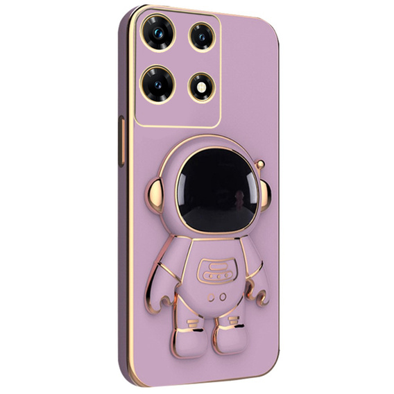 Pouzdro pro Infinix Note 30 5G, Astronaut, fialové