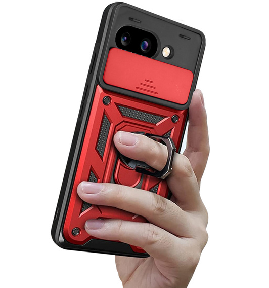 Pouzdro pro Google Pixel 9A, CamShield Slide, červené