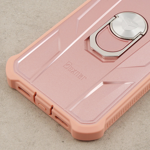 Pancéřové pouzdro pro iPhone 12/12 Pro, Dexnor Full Body, růžové rose gold