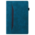 Pouzdro pro Samsung Galaxy Tab A9+, Classic, s prostorem pro stylus, modré