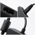 Univerzální napájecí adaptér pro notebook Forcell E856 USB-C 90 W s vyměnitelnými koncovkami