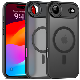 Matné pouzdro pro iPhone Air, pro MagSafe, s ochranou fotoaparátu, černé