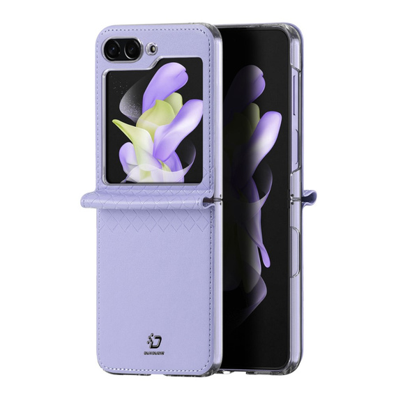 Pouzdro Dux Ducis pro Samsung Galaxy Z Flip5 5G, Bri, fialové