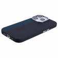 Pouzdro pro iPhone 16 Pro Max, Carbon Fiber MagSafe, černá / modrá