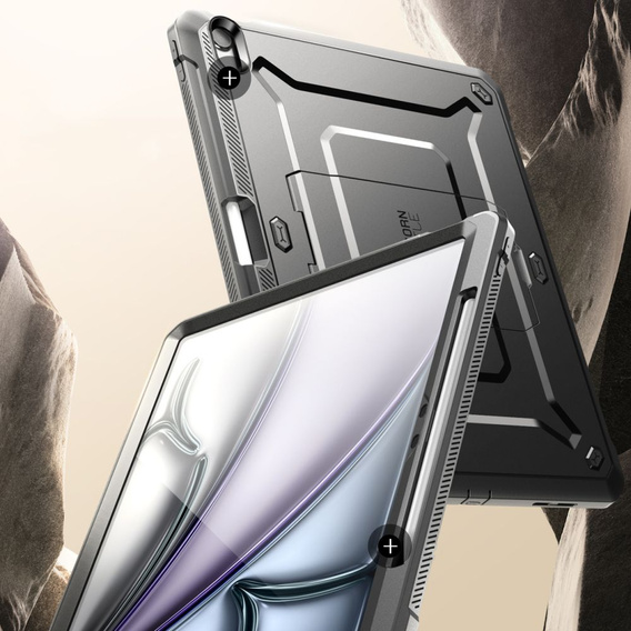 Pouzdro Supcase pro Samsung Galaxy Tab A9, Unicorn Beetle Pro, černé