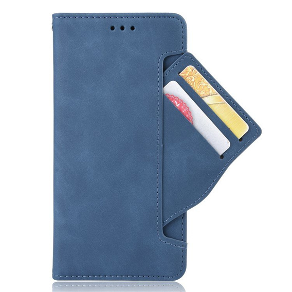 Klopové pouzdro pro Huawei Nova Y70 4G, Card Slot, modré