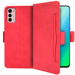 Klopové pouzdro pro Motorola Moto G42 4G, Card Slot, červené