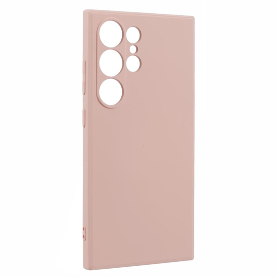 Pouzdro pro Samsung Galaxy S24 Ultra, Silicone Lite, růžové