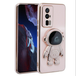 Pouzdro pro Xiaomi Poco F5 Pro, Astronaut, růžové