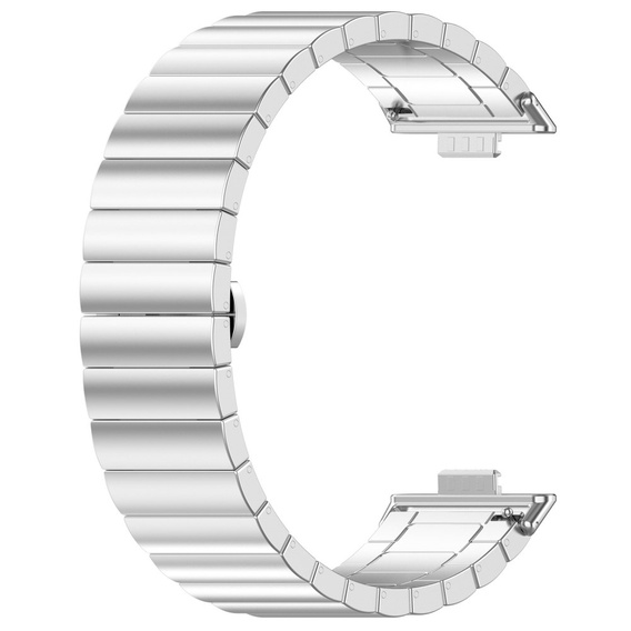 Ocelový náramek pro Huawei Watch Fit 4 / 4 Pro / 3, stříbrný