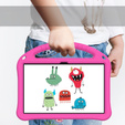 Dětské pouzdro pro T Tablet 5G, s rukojetí, růžové