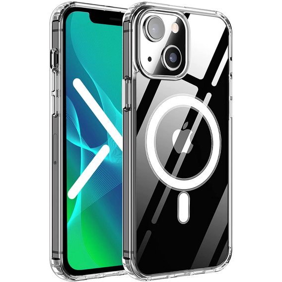 Pouzdro pro iPhone 13, ERBORD Hybrid MagSafe Case, modré