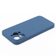 Pouzdro pro iPhone 15 Pro, Silicone Lite, námořnicky modré