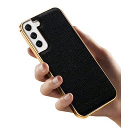Pouzdro pro Samsung Galaxy S21 FE 5G, Cowhide Leather, černé