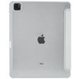 Pouzdro pro iPad Pro 12.9" 2022/2021/2020 (6/5/4 gen.), Smartcase Hybrid, se slotem na stylus, šedé